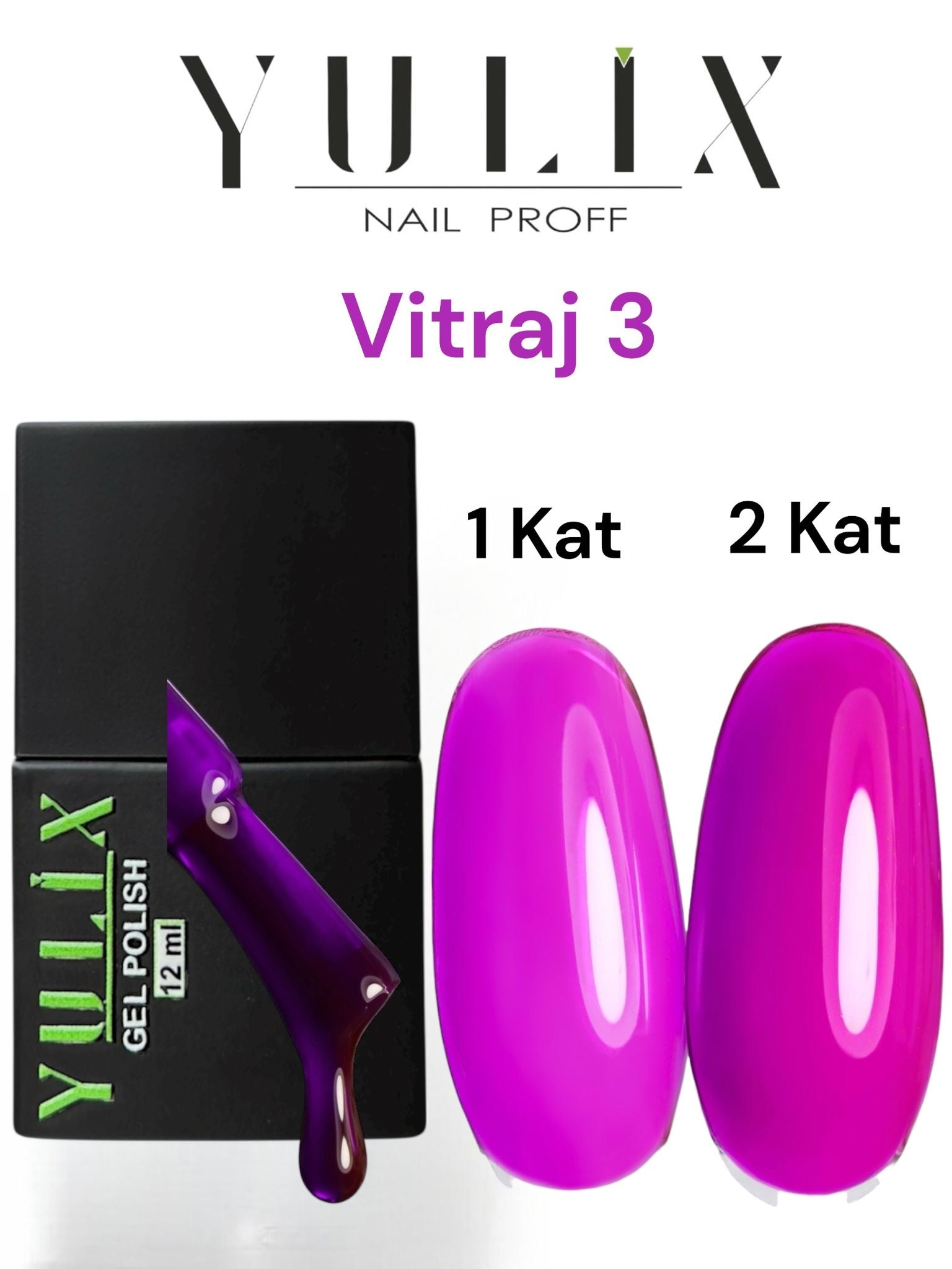 Yulix Vitraj Kalıcı Oje