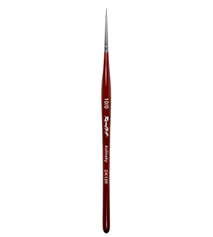 Roubloff DK13R-10/0-Kolinsky Samur Doğal Kıl-Detay çizim ve Nailart Fırça