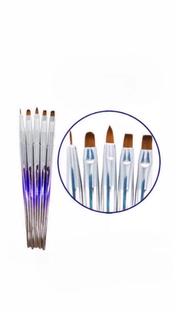 Master Pro 5Lİ Jel Fırça Seti metalik MPCL-27