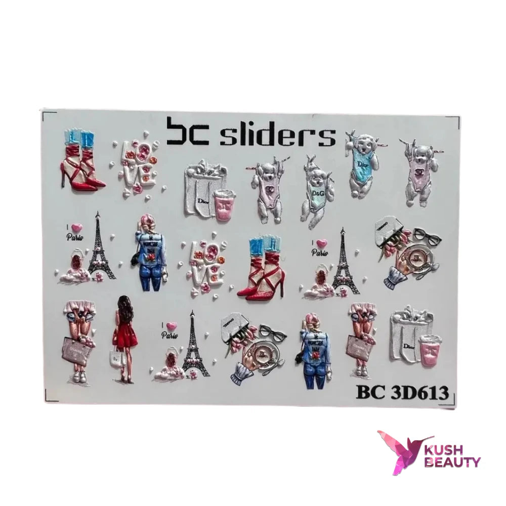5D Nail Art Sticker