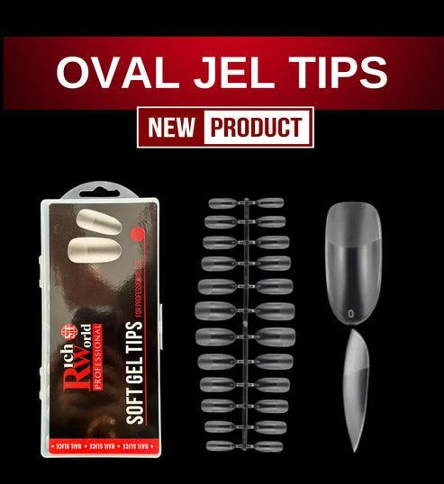 Beauty Choice  OVAL JEL TIPS MAT