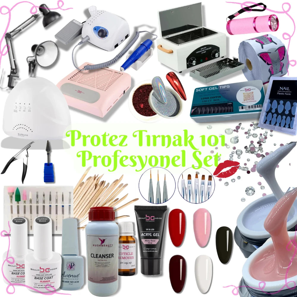 Protez Tırnak 101 Profesyonel Set