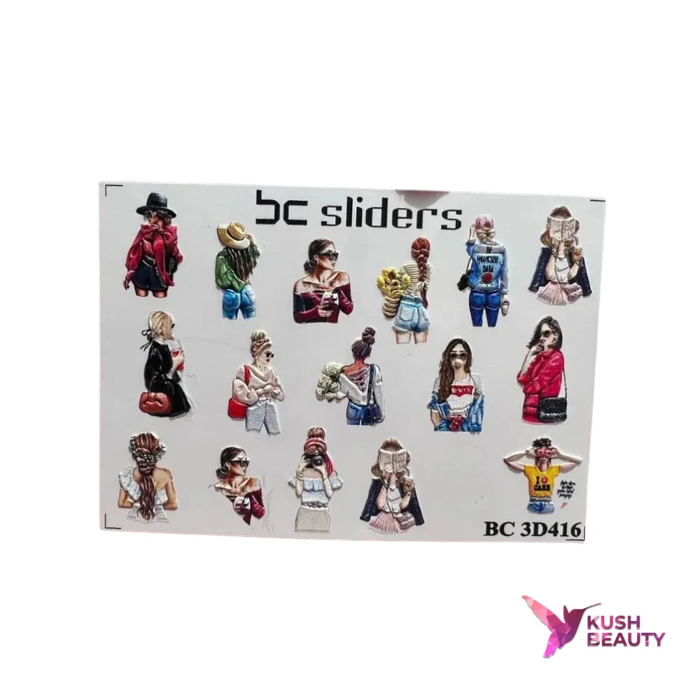 5D Nail Art Sticker