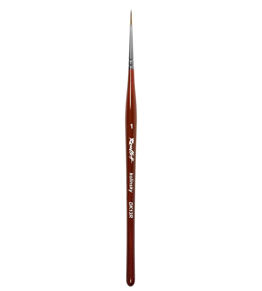 Roubloff DK13R-1-Kolinsky Samur Doğal Kıl-Detay çizim ve Nailart Fırça