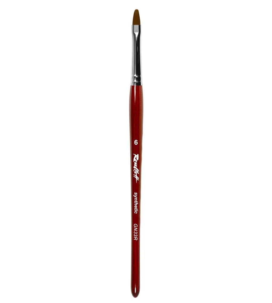 Roubloff GN33R-6 Tırnak Tasarım Fırçası Jel Fırça