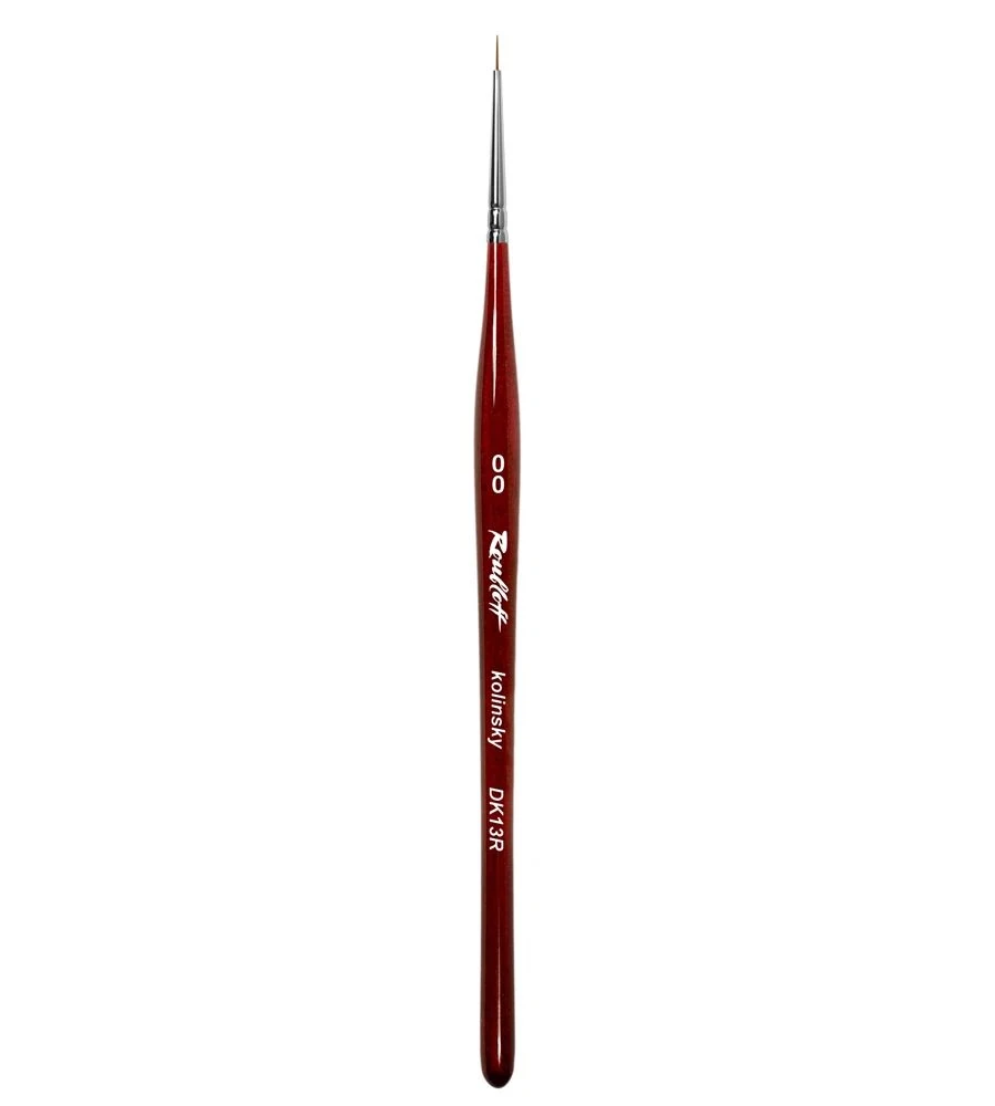 Roubloff DK13R-00-Kolinsky Samur Doğal Kıl-Detay çizim ve Nailart Fırça